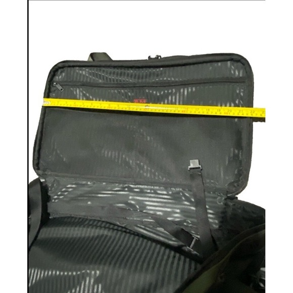 TUMI Expandable 22" Travel Bag Ballistic Green Nylon Canvas Lock Tracer 2678M3 - Picture 8 of 16